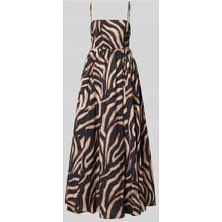 empire jurk met bandjes van puur katoen model 'KUMARE-1'