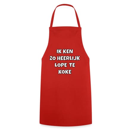 Ik Ken Zo Heerlijk Lope Te Koke Keukenschort