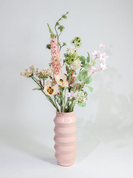 Kunstboeket Roze Ridderspoor
