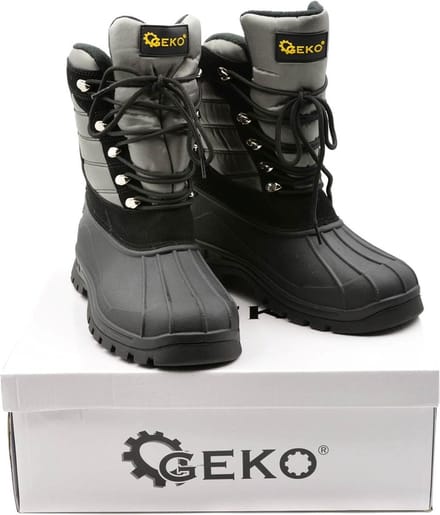 GEKO Snowboots - Waterdicht - Warme voering - Maat 44 - Zwart