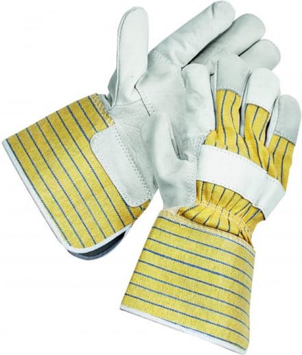 Leren handschoen Cerva Crow Long rundnerf 10/XL - 12 paar