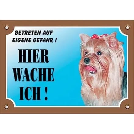 Hond aanwijsbord Nobby Pet Yorkshire Terrier