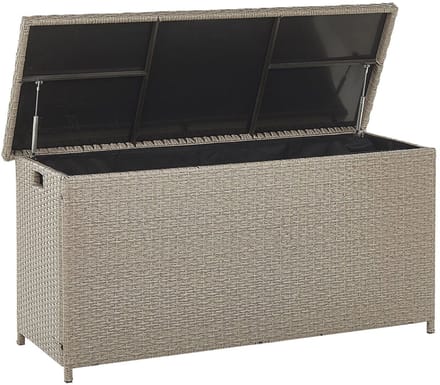 MODENA - Kussenbox - Taupe - 126 cm - PE rotan