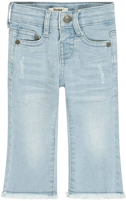 Dirkje Meisjes Flared Jeans - Blue jeans