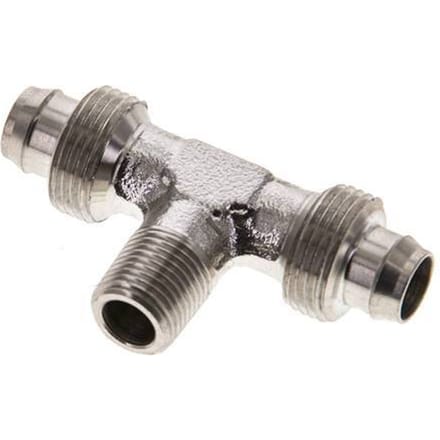 10x8 & R1/8'' RVS 1.4305 T-Opsteekkoppeling Buitendraad