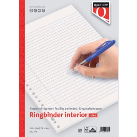 Interieur Quantore A4 23-gaats lijn 100vel