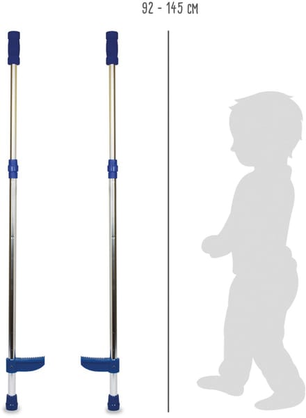 Small Foot - Metalen Stelten Verstelbaar Blauw, 145cm