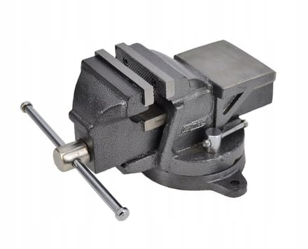 AWTOOLS Draaibaar Werkplaatspers 100mm - Sterk Gietijzer
