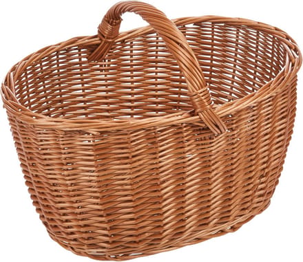 Rieten Mand voor Brandhout - Tuinaccessoires