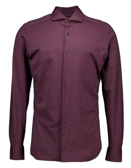 Xacus Active Shirt Lange Mouw Overhemden Bordeaux Act520ml/31616