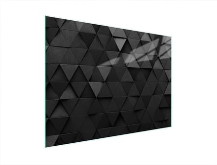 TMK ArtDeko - Snijplank van Gehard Glas - 40x30 cm - Zwart