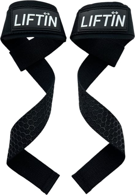 LIFTIN - Lifting Straps - Straps - Lifting Grips - Zwart