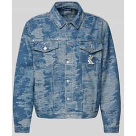 Jeansjack met kentkraag