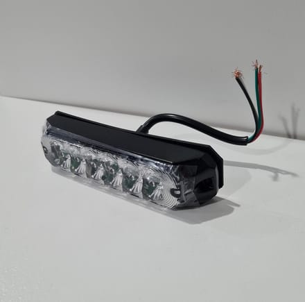 Flitser - Ledson - 6 led - 5 - 12.8cm - Helder - 1 flitspatroon - Amber - R65 - 12V-24V