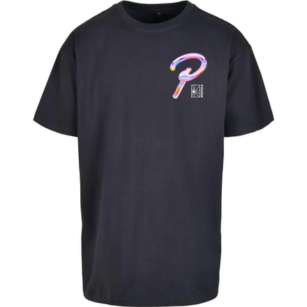 Mister Tee - Prisma Oversize Heren T-shirt - S - Donkerblauw
