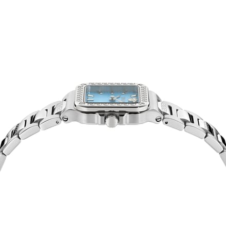 Versace Greca Edge VE5G00726 Horloge - Staal - Zilverkleurig - Ø 35.9 mm