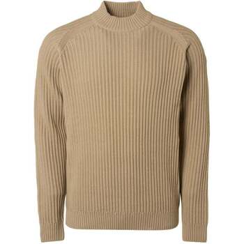 Sweaters No Excess Trui Turtle Gebreid Beige