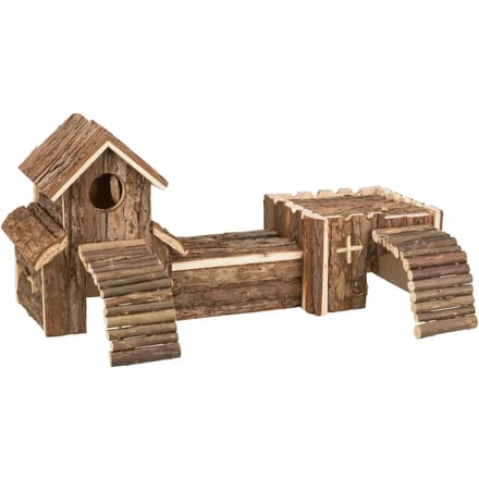 Trixie Frida tunnel system mice bark Hout 47 × 22 × 15 cm