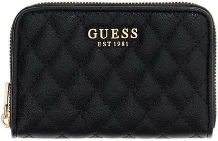 GUESS portemonnee Atabey SLG Medium Zip Around Wallet Black zwart