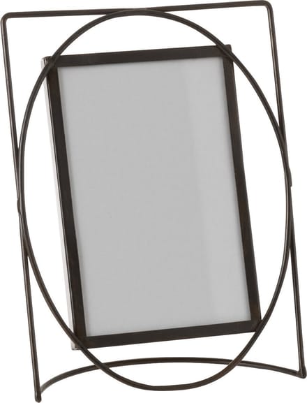 J-Line fotolijst Rechthoek - metaal/glas - donkerbruin - small