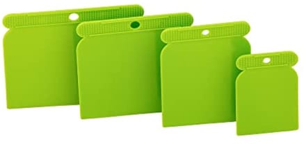 Set van 4 flexibele plamuurmessen - Glad afwerkingsgereedschap voor diverse oppervlakken