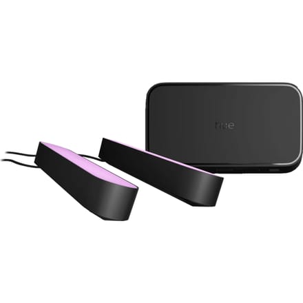 Philips Hue Play Lichtbalk Zwart 2-pack + HDMI Sync Box 8K