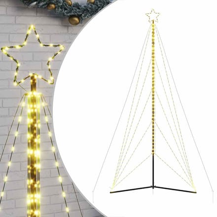 vidaXL - LED-kerstboom - 615 - LEDs - warm - wit - 404,5 - cm