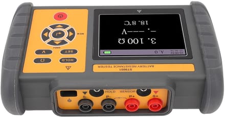 Batterij Tester - Spanning Meter - Accu Controle - Ingebouwde Batterij - 2500mAh - Zwart