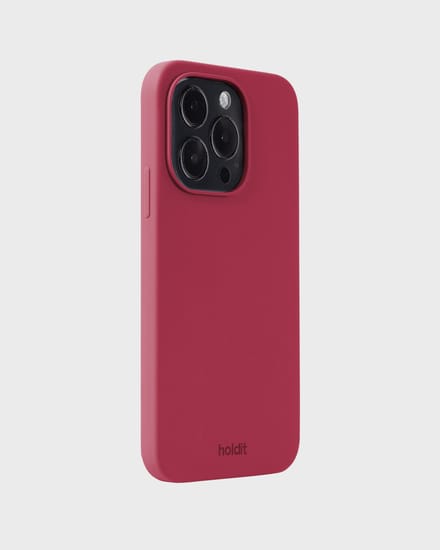 Phone Case Silicone Red Velvet iPhone 14 Pro