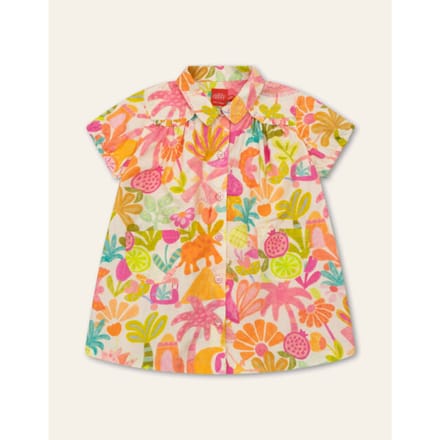 Oilily Daloo Jurk- maat98/3T Almond Oil