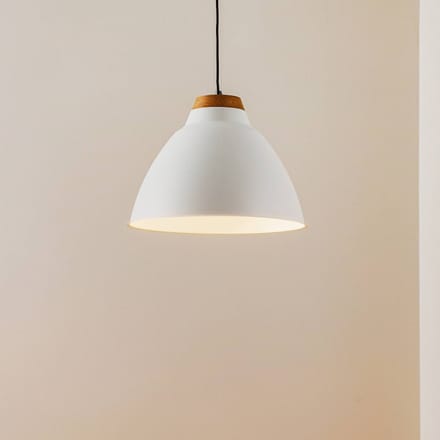 Luminex Hanglamp Skal, wit
