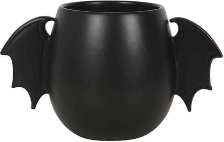 Something Different - Bat Wing Rounded Mok/beker - Zwart