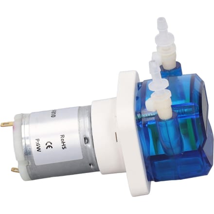 Mini Peristaltische Pomp 180 ml Per Minuut 6W Zelfaanzuigende Vloeistof Dosering Pomp voor Laboratorium 24V white