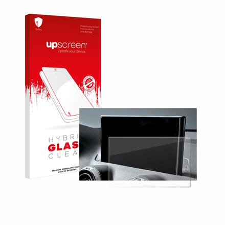 upscreen - Screenprotector voor Audi Q2 Facelift 2024 - Folie Beschermfolie Beschermglas transparant
