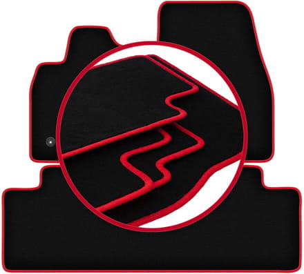 CARLUX-RED automatten voor: Ford Mustang Mach-e 0 (2020-)