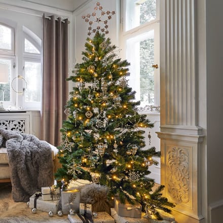 LOBERON Kerstversiering-set Bjouterie antiekzilverkleurig