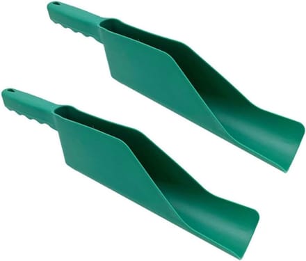 Goot Reiniger Schep - Dakgoot Schraper - Dakgoten Schoonmaken - Ergonomische Handgreep - 2 stuks - Groen