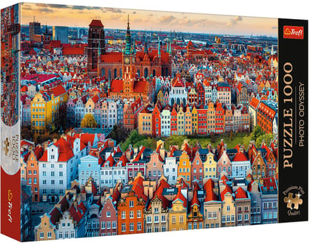 Trefl puzzel 1000 stukjes - Premium Plus Gdansk uitzicht - legpuzzel.