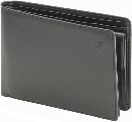 Esquire Logo Portemonnee Leer 13 cm - Jongens - Horizontaal - schwarz