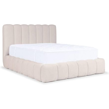 Bedframe Chusso bouclé met opbergruimte 140 x 200 cm | NADUVI Collection