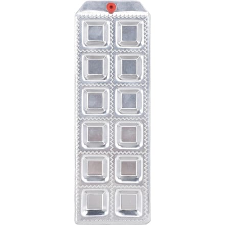 Vierkante Ravioli Maker Multifunctioneel 12 Gaten Dumpling Maakgereedschap Aluminiumlegering Pastamaker Bakplaat white