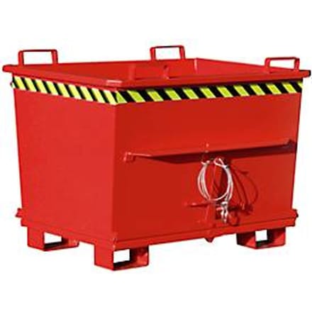 Bodemklepcontainer BKB 700, rood