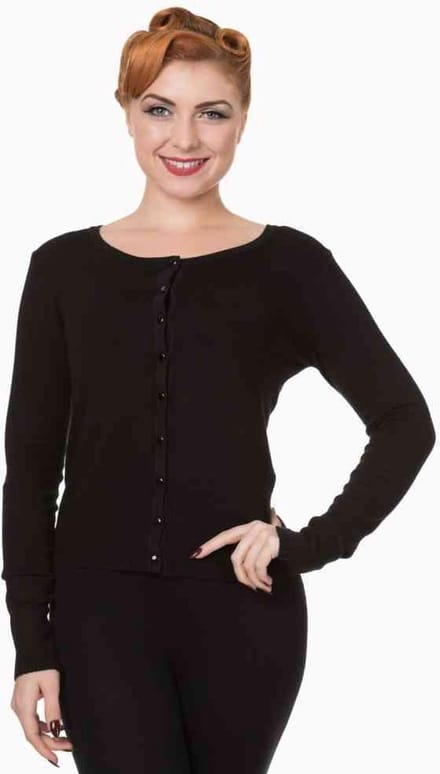 Dancing Days - Getaway Cardigan - S - Zwart