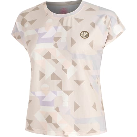 BIDI BADU Paris 2025 T-shirt Dames-Beige