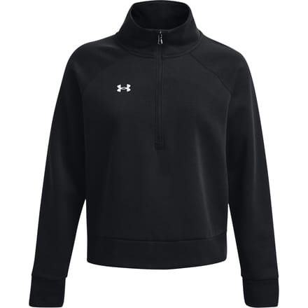 Under Armour Rival Fleece Halfzip Sweatshirt Dames Zwart K001