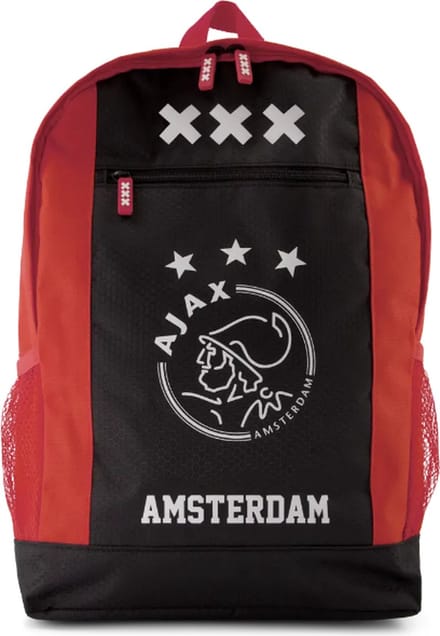 Ajax Rugtas Groot Rood zwart Amsterdam XXX logo