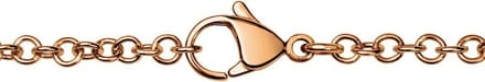 Quiges Verstelbare Jasseron Ketting met Karabijnsluiting voor Hangers - RVS - Dames - 90cm - EPK062