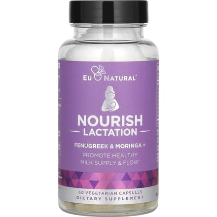 Eu Natural, Lactation Nourish, Fenugrec et Moringa+, 60 gélules végétales