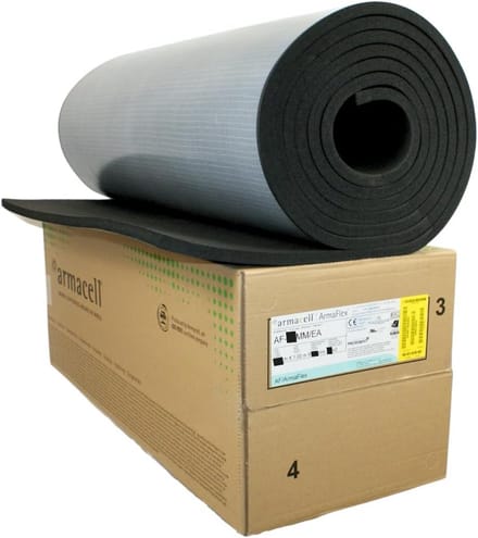 Flexibel Zelfklevend Rubber Isolatiefolie 13mm Dik voor Verwarming en Koeling (1m x 1m)