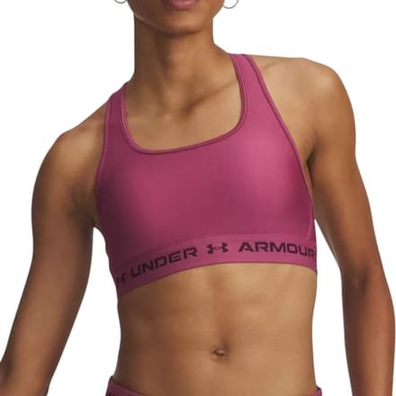 Under Armour Crossback Mid Sport-bh Dames Rood K659